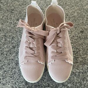 Kate Spade Pink Fabric Sneakers